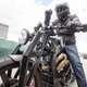 How nerve-wracking is it riding a $135,000 motorcycle? Maybe a tiny bit.